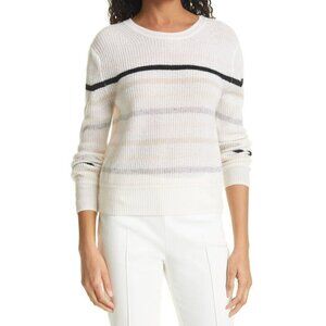 𝅺LINE Label "Iona" striped cashmere sweater women sz Xsmall